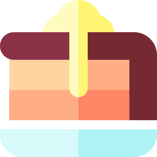 Piece of cake Basic Straight Flat icon