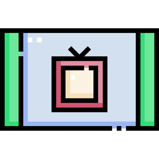 aplikacja telewizyjna Detailed Straight Lineal color ikona
