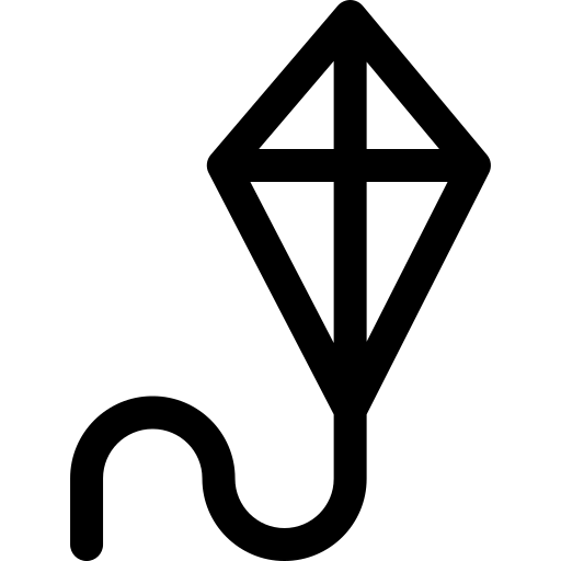 latawiec Basic Rounded Lineal ikona