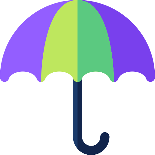 ombrello Basic Rounded Flat icona