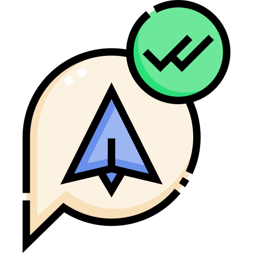 Telegram Detailed Straight Lineal color icon