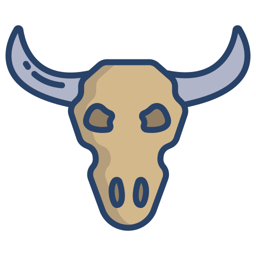 Bull skull Icongeek26 Linear Colour icon