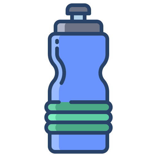 bottiglia d'acqua Icongeek26 Linear Colour icona
