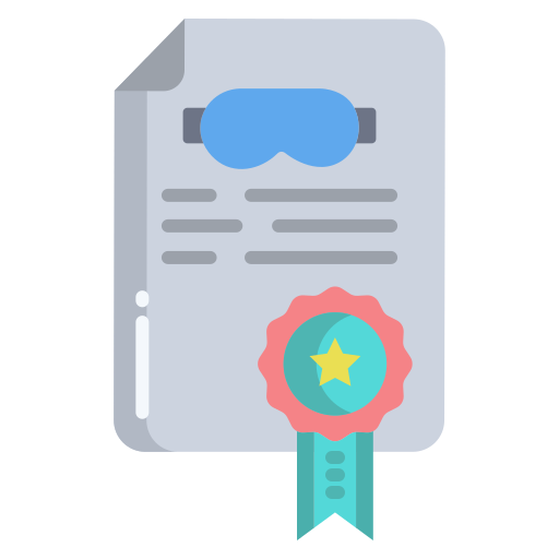 Certificate Icongeek26 Flat icon