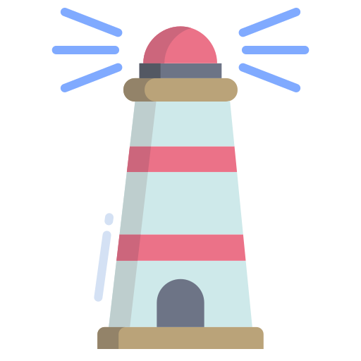 Lighthouse Icongeek26 Flat icon