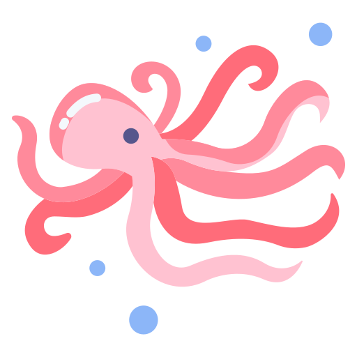 octopus Icongeek26 Flat icoon