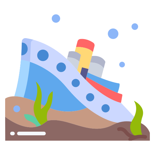 Shipwreck Icongeek26 Flat icon
