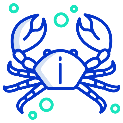 crabe Icongeek26 Outline Colour Icône