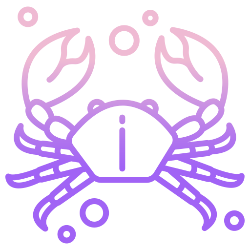 crabe Icongeek26 Outline Gradient Icône