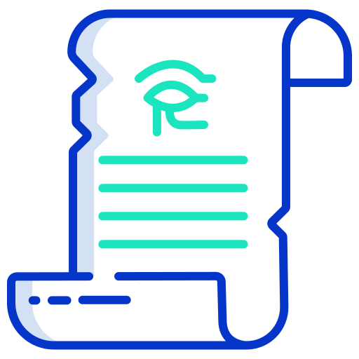 pergaminho Icongeek26 Outline Colour Ícone