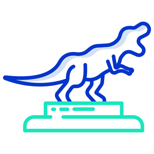 dinosaurio Icongeek26 Outline Colour icono