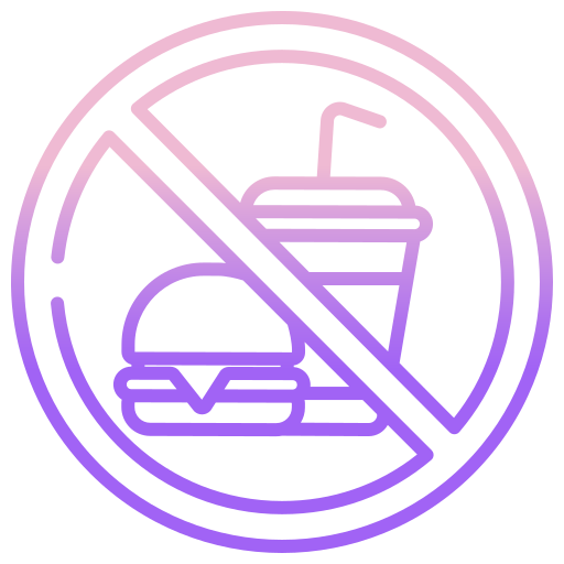 No food Icongeek26 Outline Gradient icon
