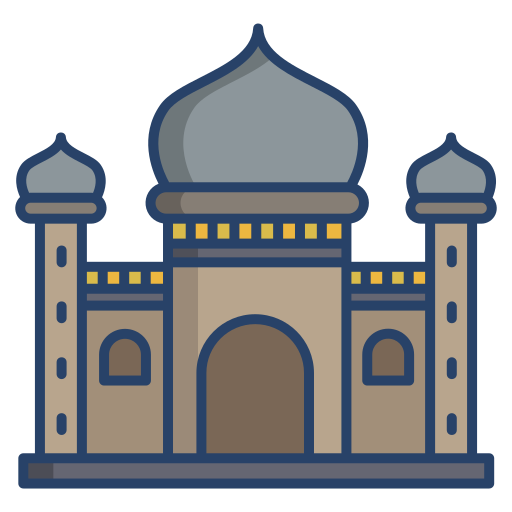 blaue moschee Icongeek26 Linear Colour icon