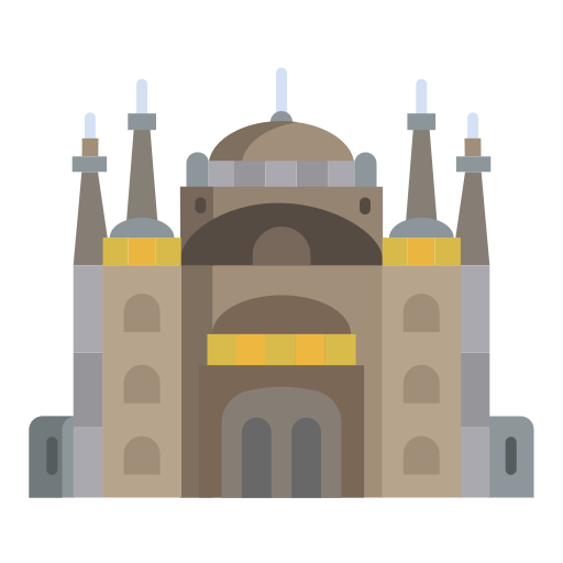 citadel van caïro Icongeek26 Flat icoon