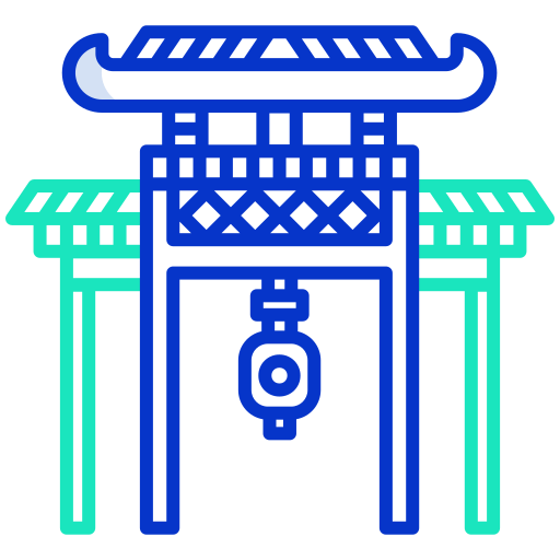 Gong Icongeek26 Outline Colour icon