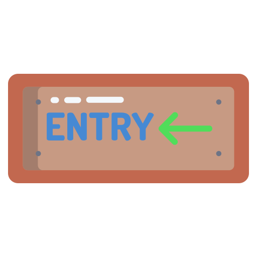 Entry Icongeek26 Flat icon