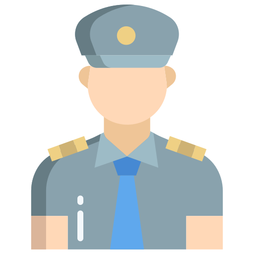 Полицейский Icongeek26 Flat иконка