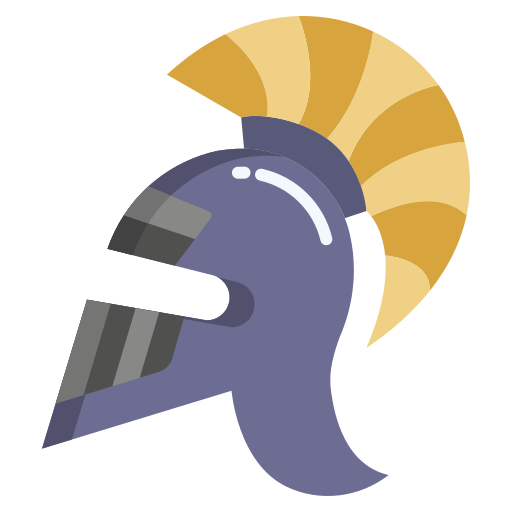 Roman helmet Icongeek26 Flat icon
