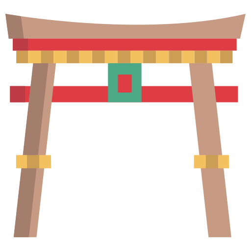 Torii gate Icongeek26 Flat icon