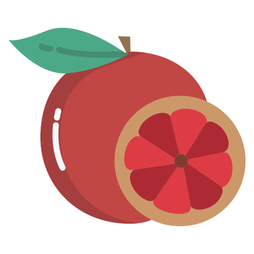 Грейпфрут Icongeek26 Flat иконка