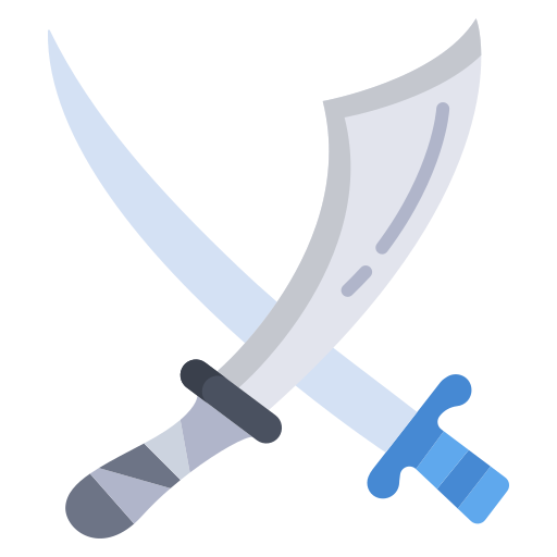 espada Icongeek26 Flat icono