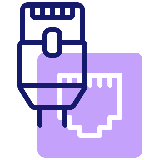 ethernet Inipagistudio Lineal Color иконка