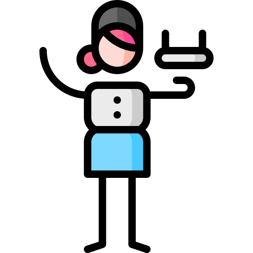 Wireless Puppet Characters Lineal Color icon