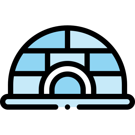 이글루 Detailed Rounded Lineal color icon