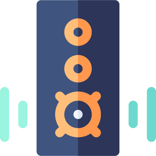 Subwoofer Basic Rounded Flat icon