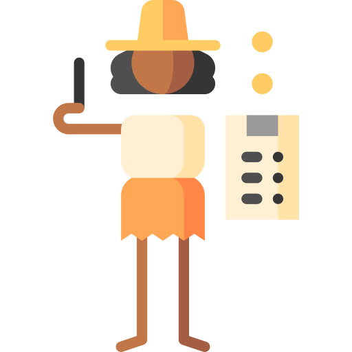 Budget Puppet Characters Flat icon