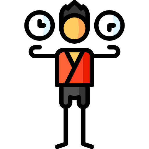 Digital nomad Puppet Characters Lineal Color icon