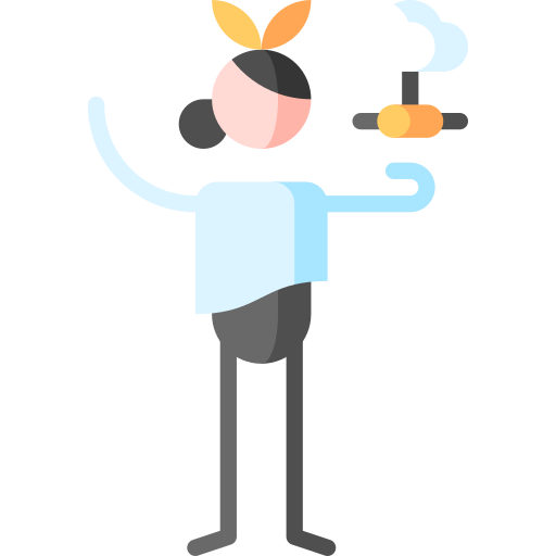 Cloud Puppet Characters Flat icon