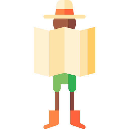 Digital nomad Puppet Characters Flat icon