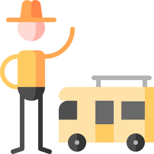 Digital nomad Puppet Characters Flat icon