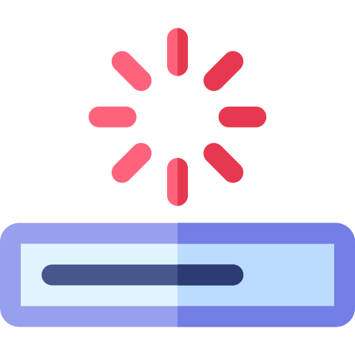 barra de carga Basic Rounded Flat icono