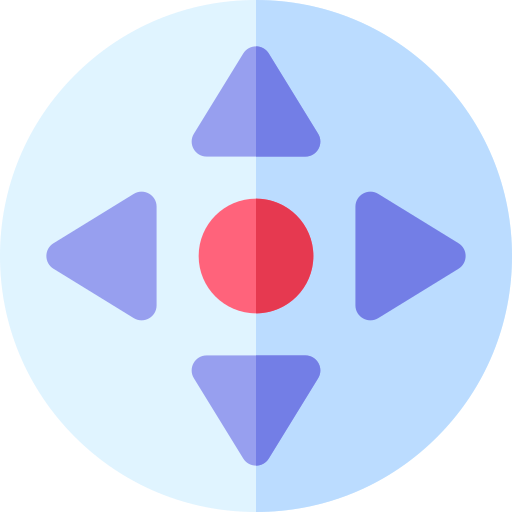 コントローラ Basic Rounded Flat icon
