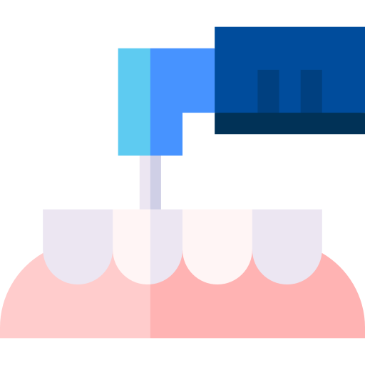 taladro dental Basic Straight Flat icono