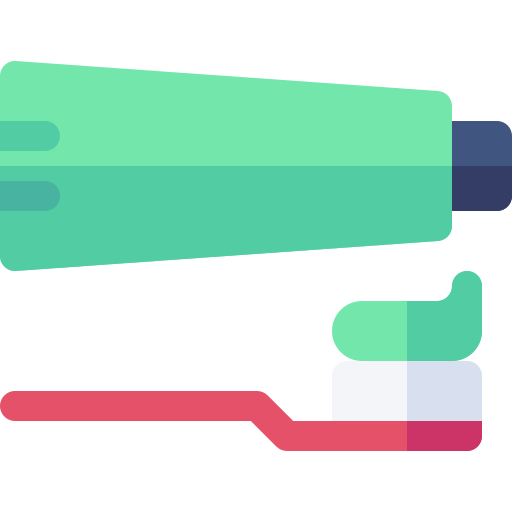 Toothbrush Basic Rounded Flat icon