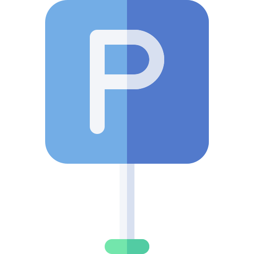 Car parking Basic Rounded Flat icon