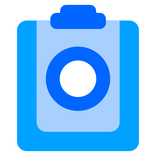 Financial report Generic Blue icon