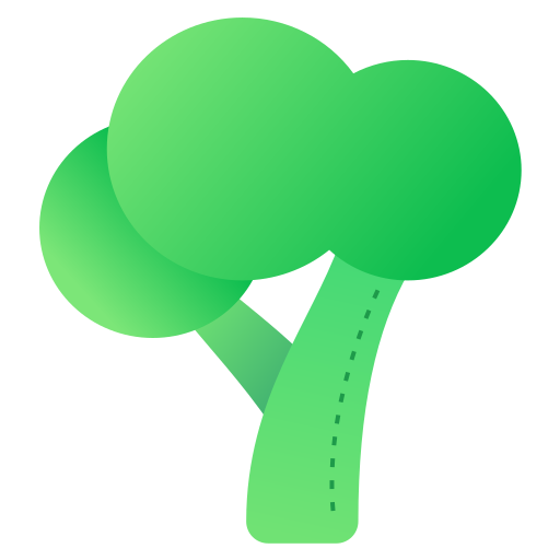 broccoli Generic Flat Gradient icoon