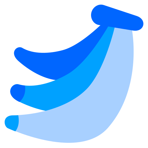 banaan Generic Blue icoon