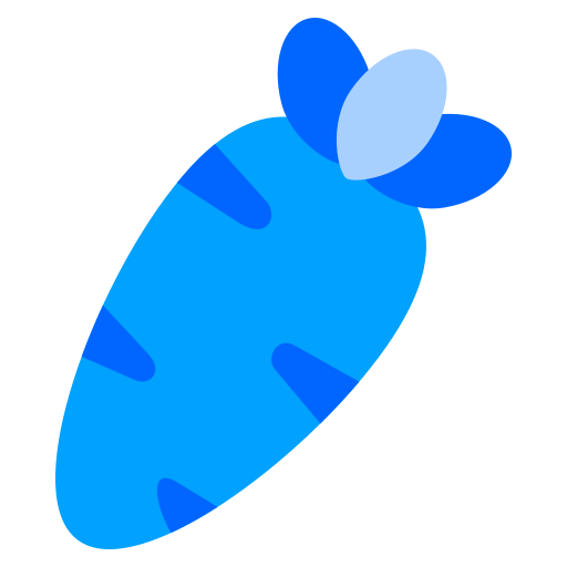 cenoura Generic Blue Ícone