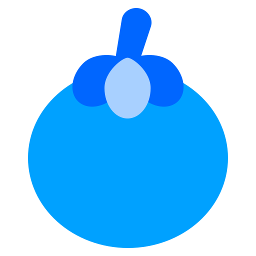 mangostão Generic Blue Ícone