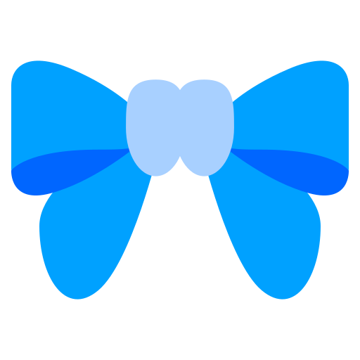 vlinderdas Generic Blue icoon