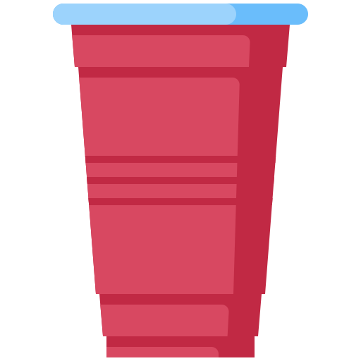 Plastic cup Generic Flat icon