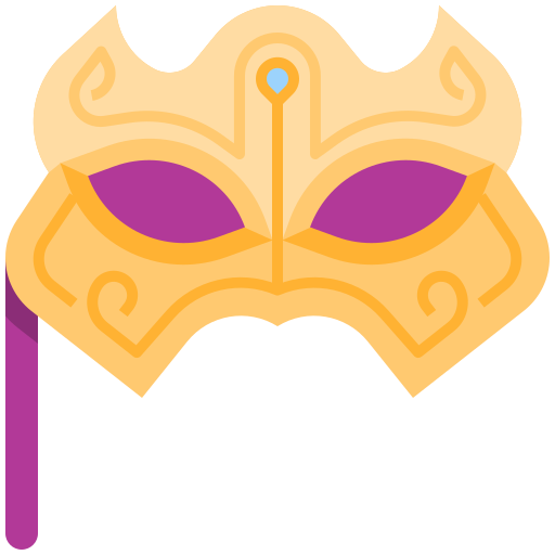 máscara de fiesta Generic Flat icono