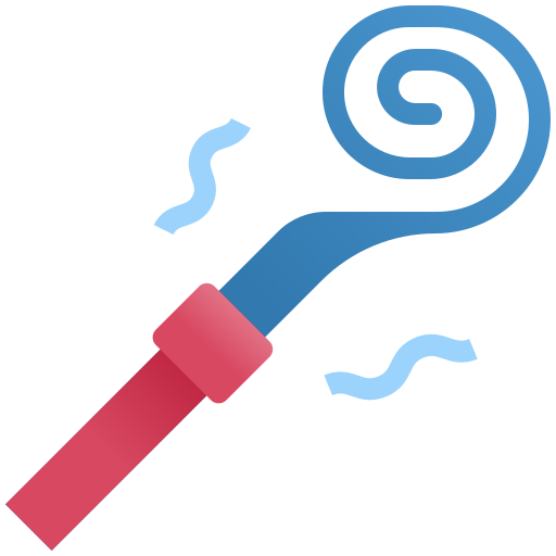 Party blower Generic Flat Gradient icon