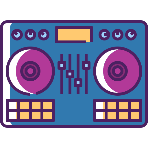 dj-mixer Generic Color Omission icon