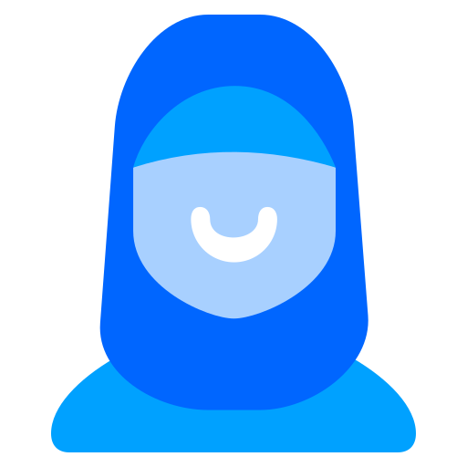 hijab Generic Blue icono